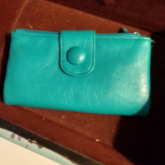 Turquoise Bifold Wallet - Picture 11 of 11